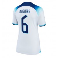 Echipament fotbal Anglia Harry Maguire #6 Tricou Acasa Mondial 2022 pentru femei maneca scurta